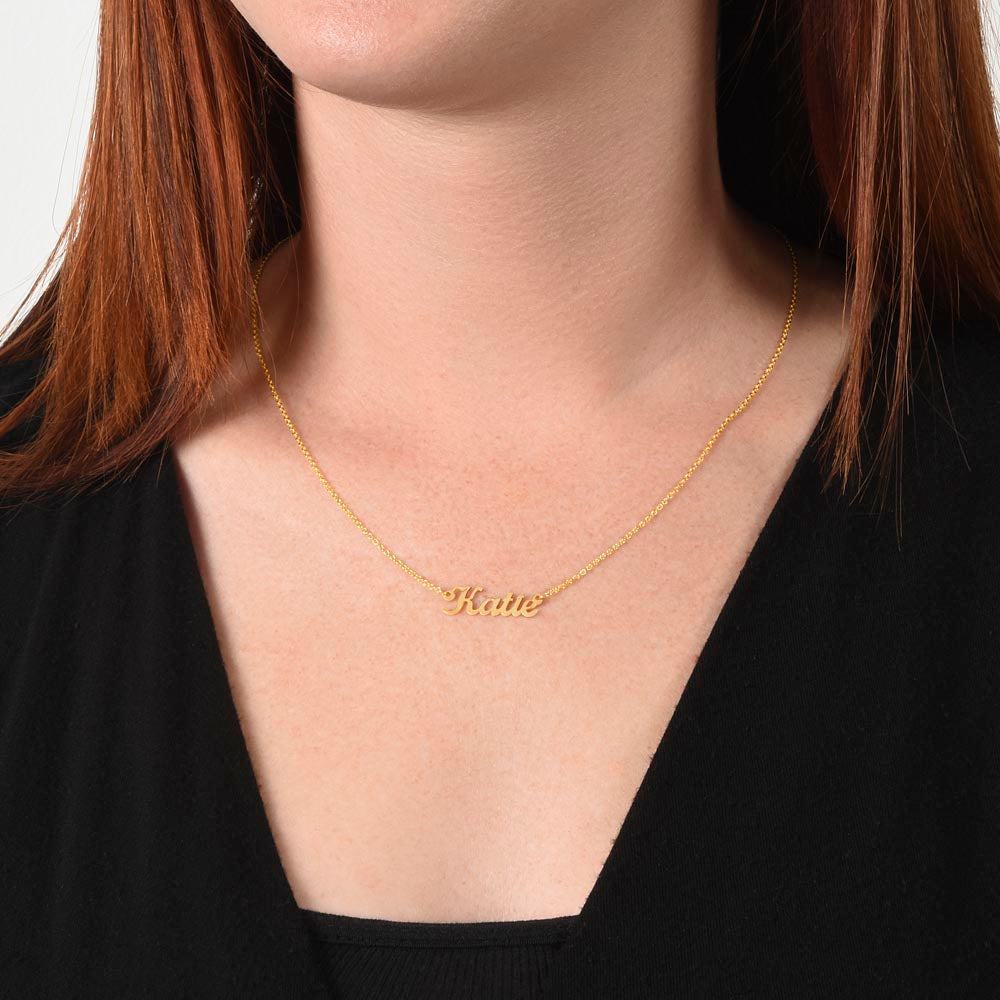 Necklace - With Name Engraved