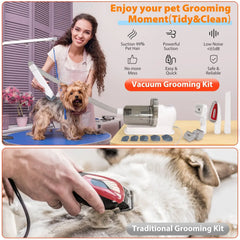 Dog Vacuum Grooming Kit