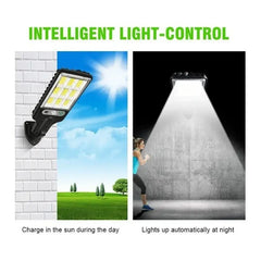 Led Solar Lights PIR Motion Sensor Street Lights 3 Light Modes Waterproof Outdoor Security Solar Wall Lamp Garden Patio Lighting