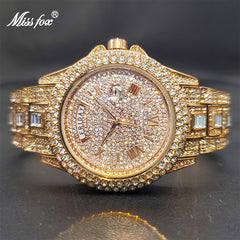 Men's Calendar Quartz  Diamond Watch