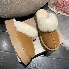 Anti-skid Sheepskin Snow Boots